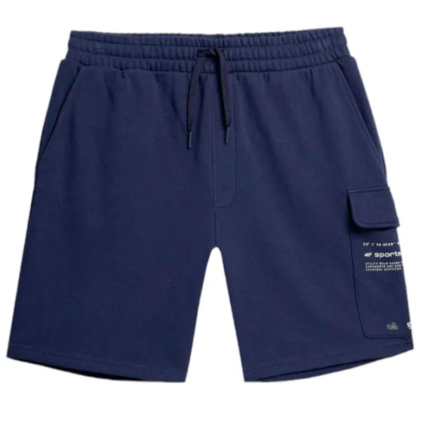 Pantaloni scurți pentru bărbați 4F 4Fss23tshom054 L/ Navy photo 1 Pantaloni scurți pentru bărbați 4F 4Fss23tshom054 L/ Navy photo 1