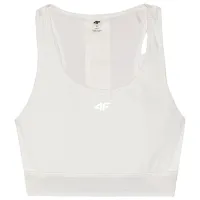 Maiou pentru femei 4F 4FWSS24TFTSF705 S/ White