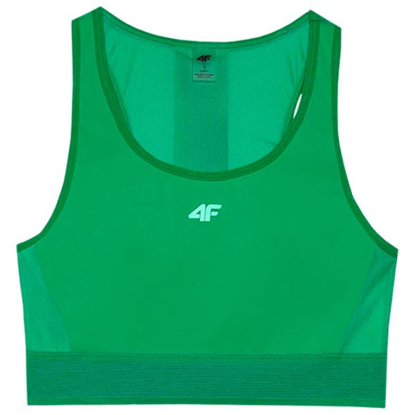 Майка для женщин 4F 4FWSS24TFTSF705 L/ Green photo 1 Майка для женщин 4F 4FWSS24TFTSF705 L/ Green photo 1