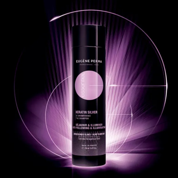 Шампунь Eugene Perma Essentiel Keratin Silver 250 мл photo 2 Шампунь Eugene Perma Essentiel Keratin Silver 250 мл photo 2