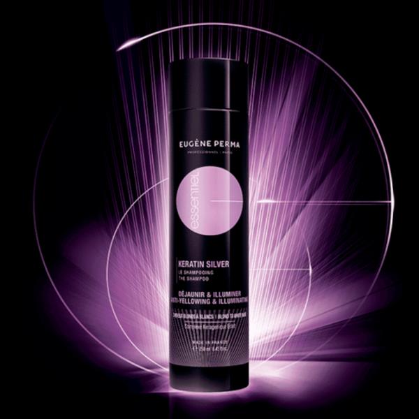 Шампунь Eugene Perma Essentiel Keratin Silver 250 мл photo 2 Шампунь Eugene Perma Essentiel Keratin Silver 250 мл photo 2