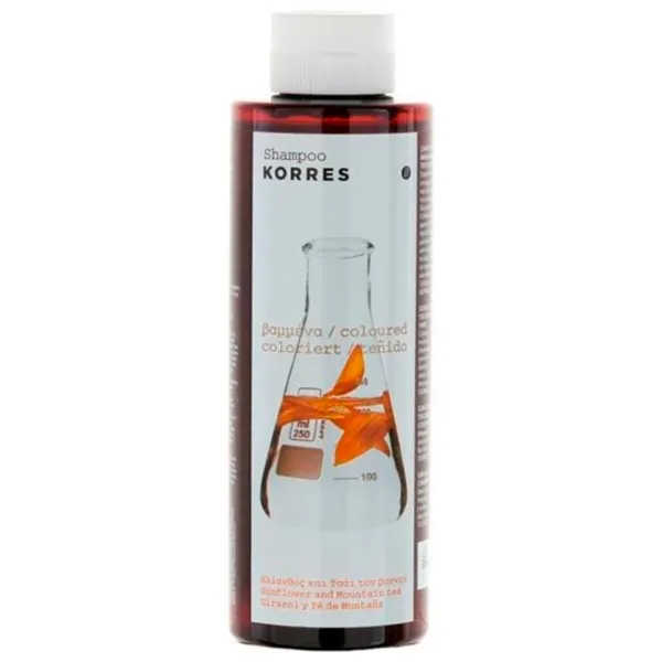 Șampon KORRES Sunflower & Mountain Tea 250 ml photo 1