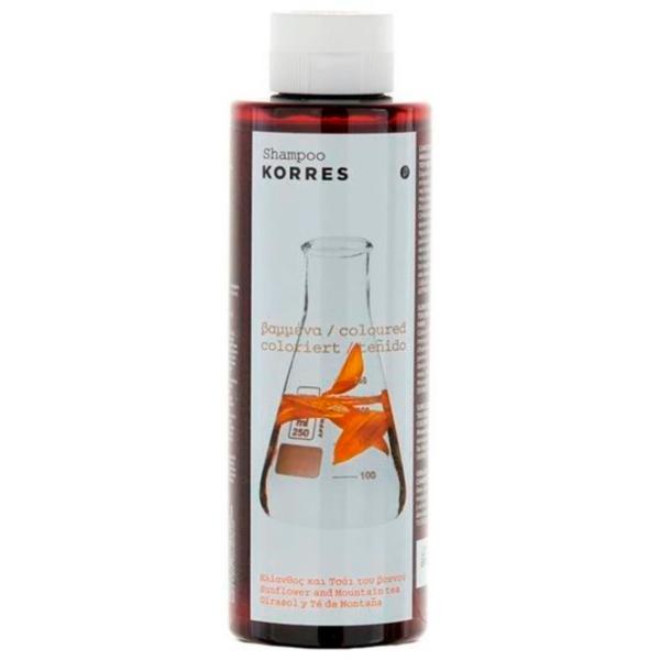 Șampon KORRES Sunflower & Mountain Tea 250 ml photo 1