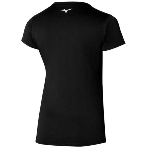 Tricou pentru femei Mizuno Impulse Core Tee 100% poliester/ Black photo 2