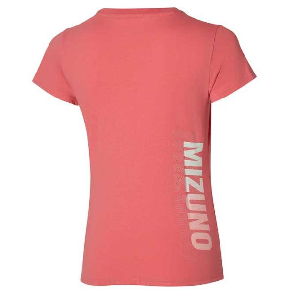 Tricou pentru femei Mizuno K2GAA703 90% poliester, 10% elastan/ Coral photo 2