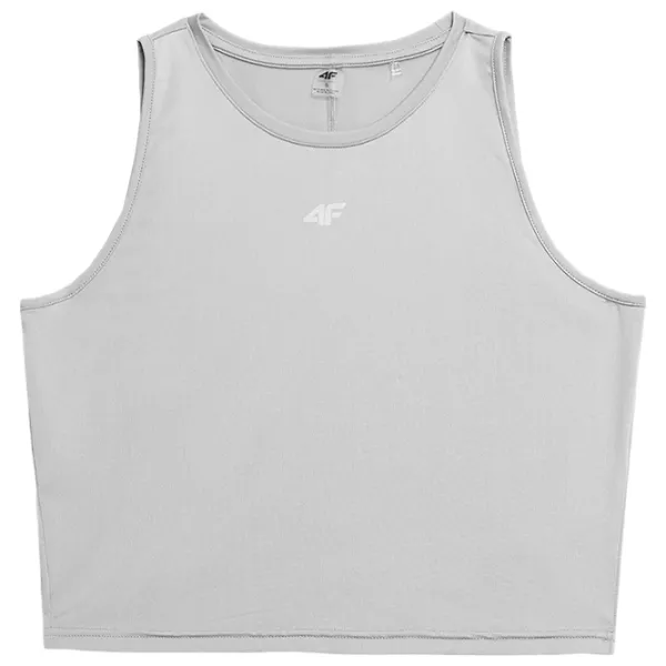 Maiou pentru femei 4F 4Fss23tftsf148 L/ Light Gray photo 1