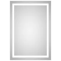 Зеркало для ванной Dubiel Vitrum Focus Алюминий/ Прямоугольная