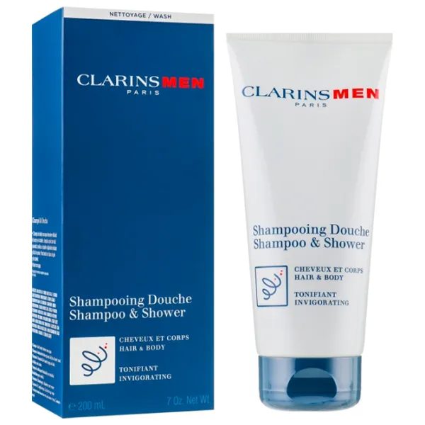 Шампунь CLARINS Men shampooing douche 200 мл photo 2