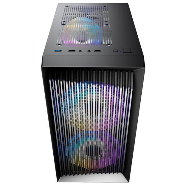 Carcasă 1STPLAYER BS-2 Mini Tower / Black photo 3