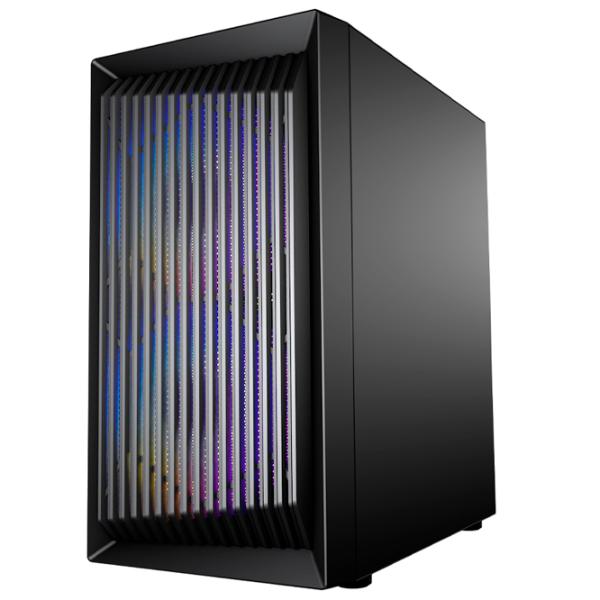 Carcasă 1STPLAYER BS-2 Mini Tower / Black photo 5