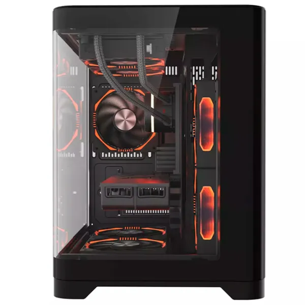 Carcasă 1STPLAYER UV5 Mid Tower / Black photo 2
