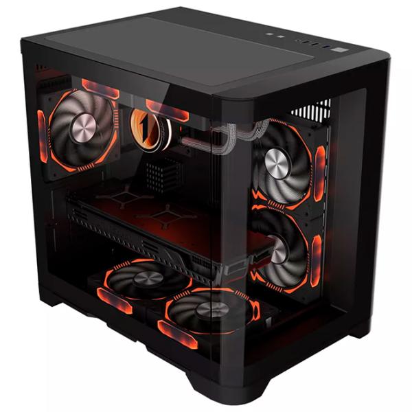 Carcasă 1STPLAYER UV5 Mid Tower / Black photo 3