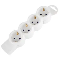 Priză mobilă Scame 161.241 220 - 250 V/ Type-F/ White