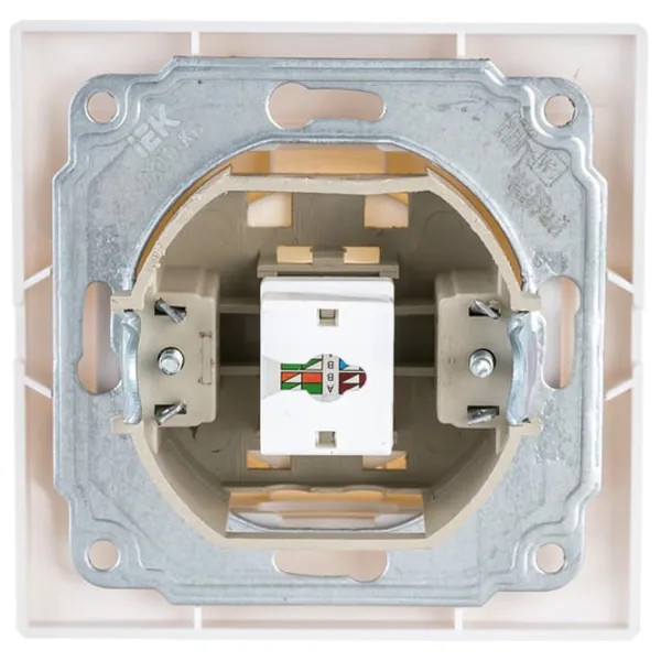 Priză IEK EKK10-K01-DM RJ45/ White photo 3 Priză IEK EKK10-K01-DM RJ45/ White photo 3