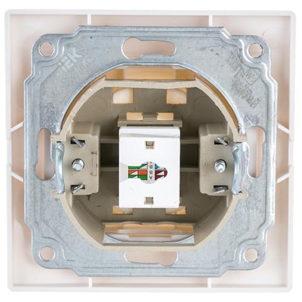 Priză IEK EKK10-K01-DM RJ45/ White photo 3 Priză IEK EKK10-K01-DM RJ45/ White photo 3