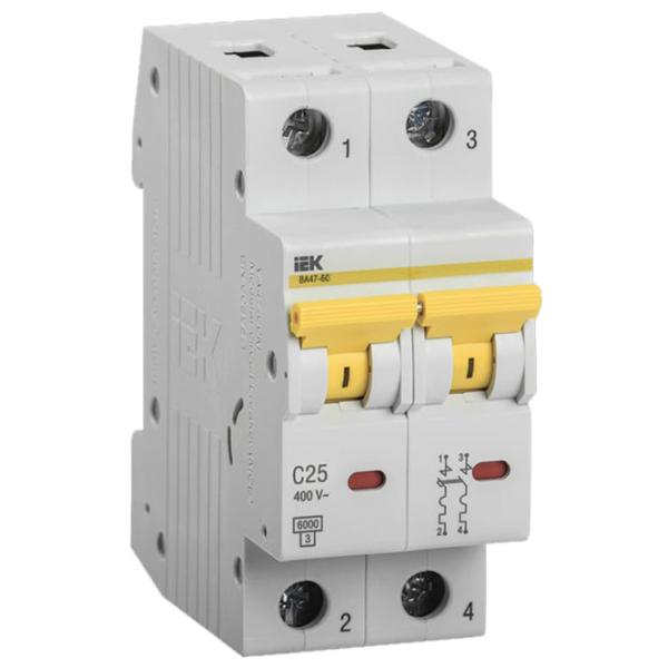 Автоматический выключатель IEK MVA41-2-025-C Модульная/ 25 A photo 1 Автоматический выключатель IEK MVA41-2-025-C Модульная/ 25 A photo 1