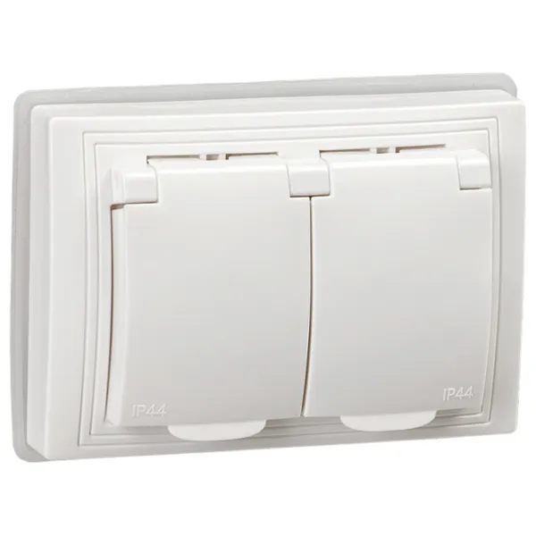 Priză IEK KV-R26-16-44-K01 220 - 250 V/ Type-F/ White photo 1 Priză IEK KV-R26-16-44-K01 220 - 250 V/ Type-F/ White photo 1