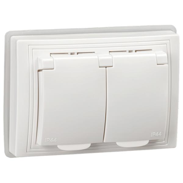 Priză IEK KV-R26-16-44-K01 220 - 250 V/ Type-F/ White photo 1 Priză IEK KV-R26-16-44-K01 220 - 250 V/ Type-F/ White photo 1