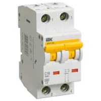 Автоматический выключатель IEK MVA41-2-016-C Модульная/ 16 A