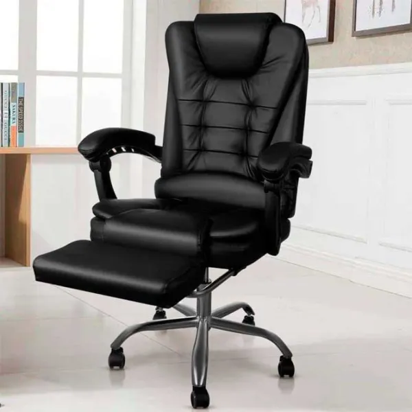 Fotoliu de birou Malatec 23286 Piele artificială/ Black photo 2