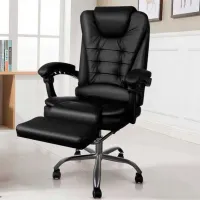 Fotoliu de birou Malatec 23286 Piele artificială/ Black photo 2