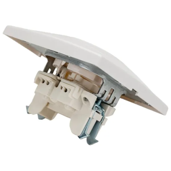 Priză IEK KV-R14-16-PC-K01 220 - 250 V/ Type-F/ White photo 3