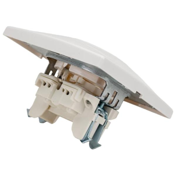 Priză IEK KV-R14-16-PC-K01 220 - 250 V/ Type-F/ White photo 3