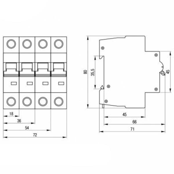 Автоматический выключатель IEK MVA44-3-032-C Модульная/ 32 A photo 2 Автоматический выключатель IEK MVA44-3-032-C Модульная/ 32 A photo 2