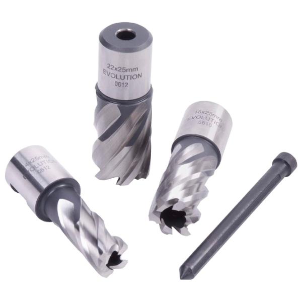 Set de burghie Evolution CUTTERKI T3S Oțel photo 3