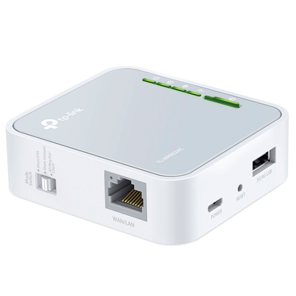 Wi-Fi Router mobil TP-Link TL-WR902 300 Mbit/ s/ 433 Mbit/ s/ White photo 3