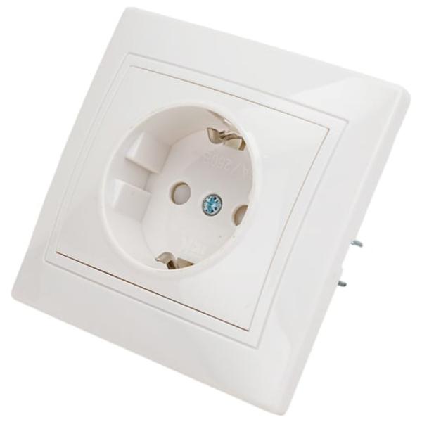 Розетка IEK ERK11-K01-16-DM 220 - 250 В/ Type-F/ White photo 2