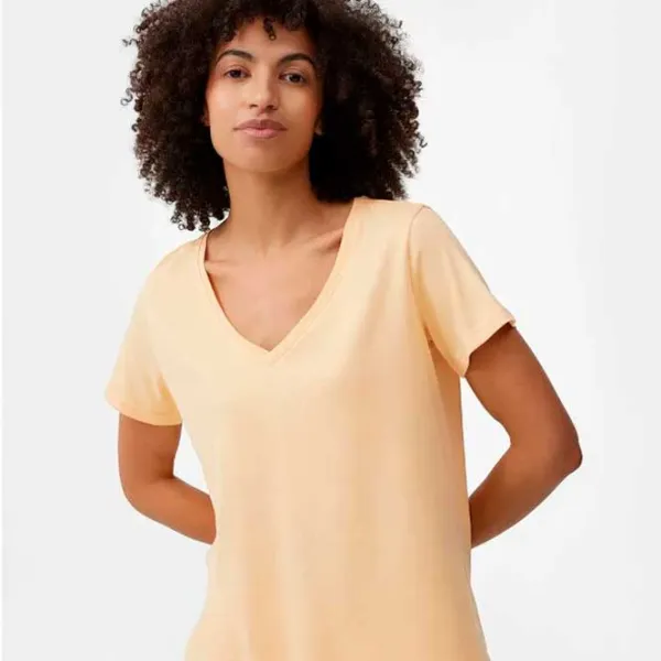 Футболка для женщин 4F 4FSS23TTSHF342 50% вискоза/ Светло-желтый photo 2 Футболка для женщин 4F 4FSS23TTSHF342 50% вискоза/ Светло-желтый photo 2