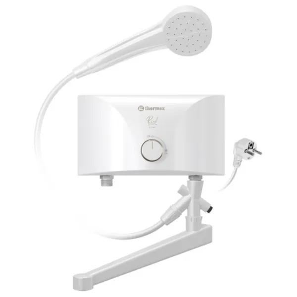 Проточный водонагреватель Thermex Rind 6500 combi 6500 Вт/ White photo 1