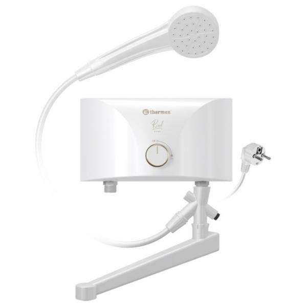 Проточный водонагреватель Thermex Rind 6500 combi 6500 Вт/ White photo 1