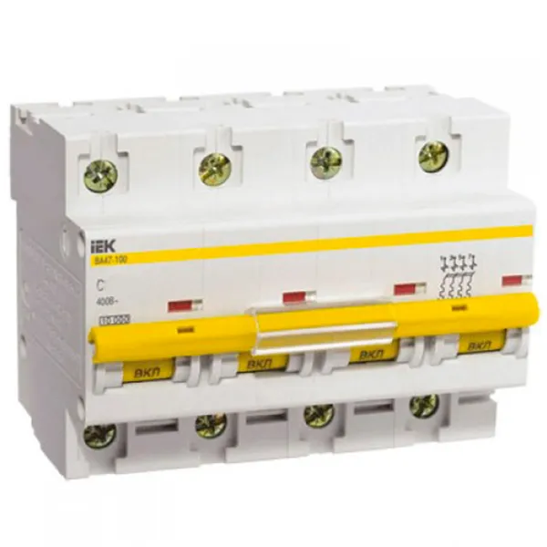 Автоматический выключатель IEK MVA40-4-035-D Модульная/ 35 A photo 1