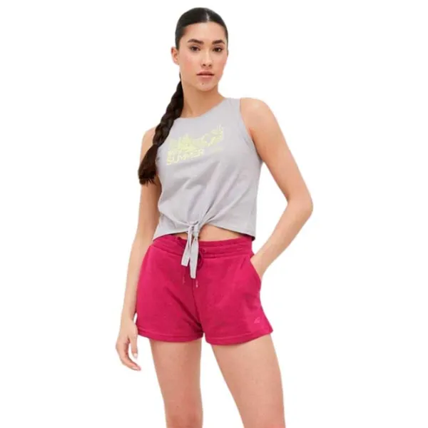 Футболка для женщин 4F 4FSS23TTSHF566 100% хлопок/ Серый photo 1