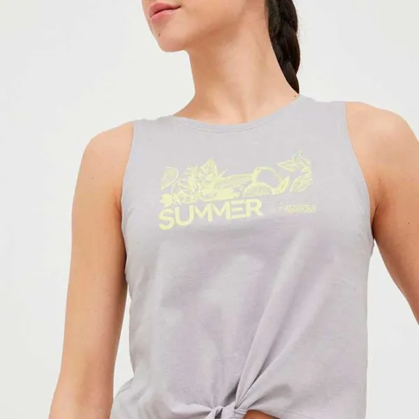 Футболка для женщин 4F 4FSS23TTSHF566 100% хлопок/ Серый photo 4