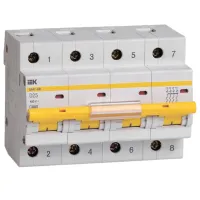 Автоматический выключатель IEK MVA40-4-025-D Модульная/ 25 A