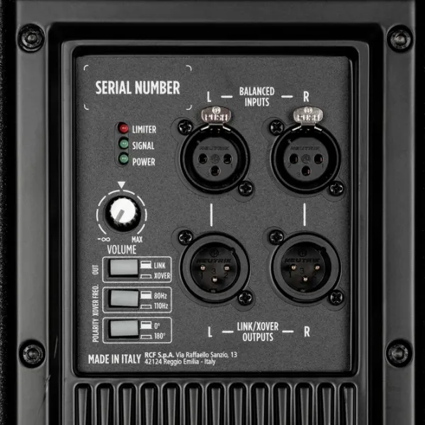 Subwoofer RCF SUB 708-AS MK3 Activă / 1400 W photo 6