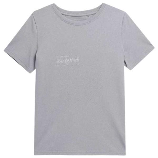 Футболка для женщин 4F 4FSS23TTSHF332 100% хлопок/ Серый photo 1