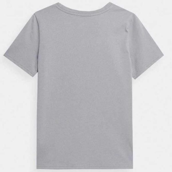 Футболка для женщин 4F 4FSS23TTSHF332 100% хлопок/ Серый photo 2