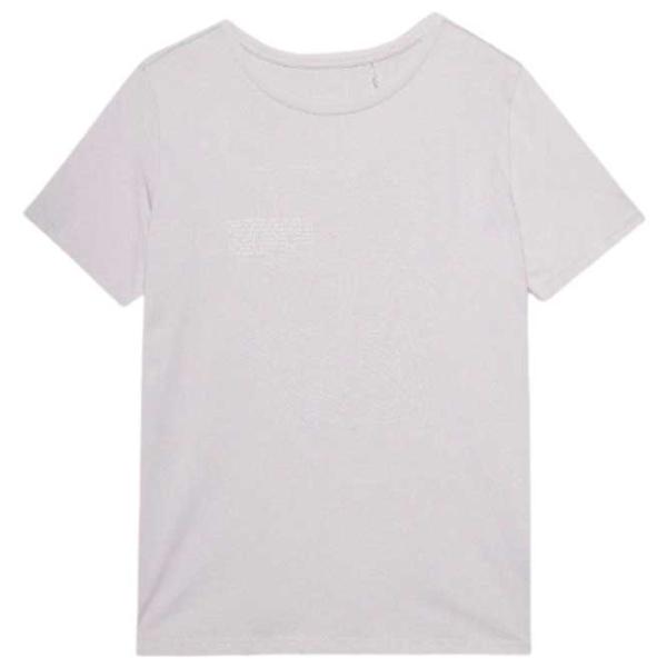 Футболка для женщин 4F 4FSS23TTSHF332 100% хлопок/ Светло-серый photo 1