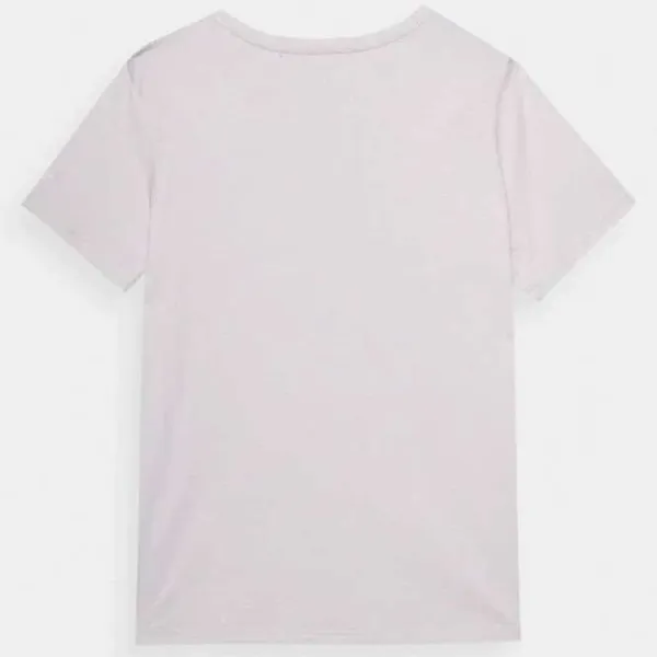 Футболка для женщин 4F 4FSS23TTSHF332 100% хлопок/ Светло-серый photo 3