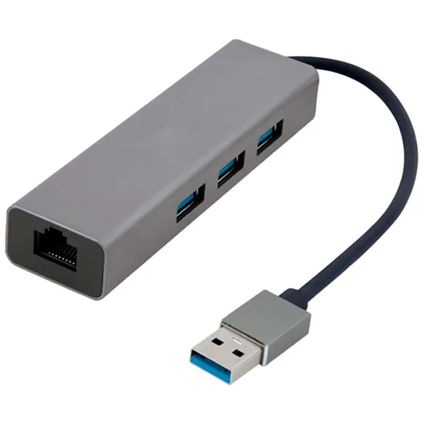 Adaptor de rețea Cablexpert A-AMU3-LAN-01 Black photo 4