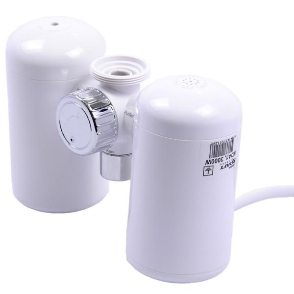 Проточный водонагреватель Kitchen Kraft KDA1 3000 Вт/ White photo 2