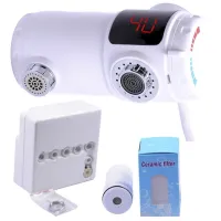Проточный водонагреватель Kitchen Kraft KDA2 3000 Вт/ White photo 2