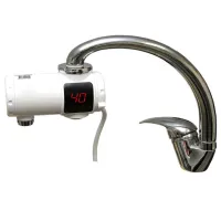 Проточный водонагреватель Kitchen Kraft KDA2 3000 Вт/ White photo 3