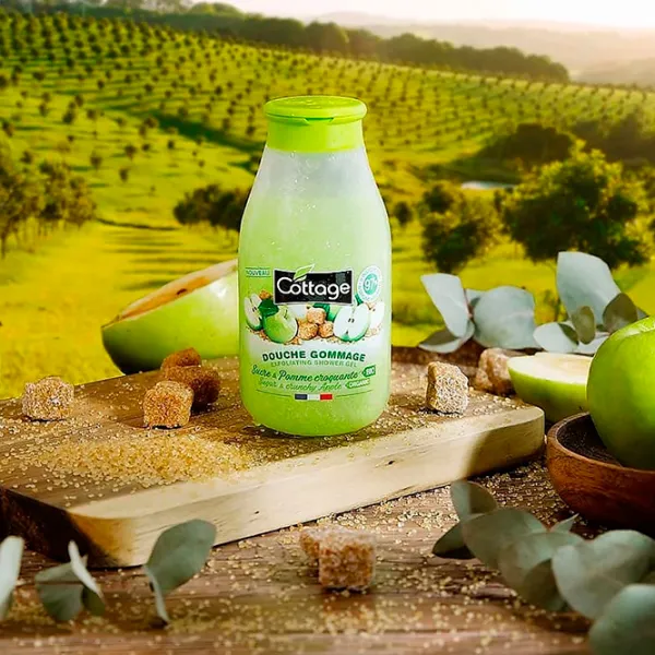 Гель для душа Cottage Exfoliating Shower Gel Sugar & Crunchy Apple Для неё photo 2 Гель для душа Cottage Exfoliating Shower Gel Sugar & Crunchy Apple Для неё photo 2