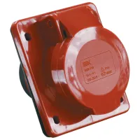 Розетка IEK PSR42-016-4 380 В/ Тип DIN/ Красный