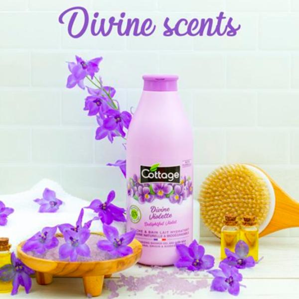 Гель для душа Cottage Shower Gel & Bath Milk Violet Для неё photo 2 Гель для душа Cottage Shower Gel & Bath Milk Violet Для неё photo 2